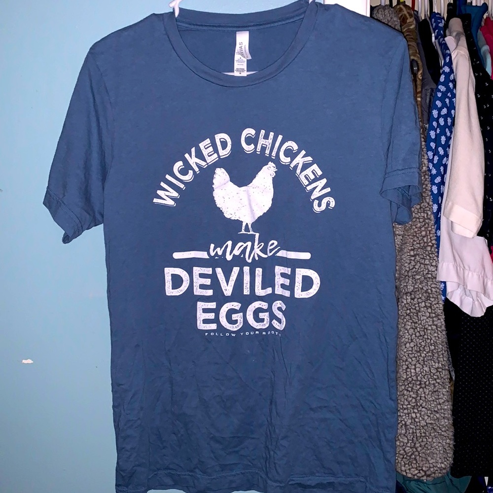Blue Bella+Canvas Short sleeve T-Shirt Size Medium
